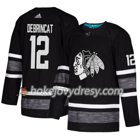 Pánské Hokejový Dres Chicago Blackhawks Alex DeBrincat 12 Černá 2019 NHL All-Star Adidas Authentic